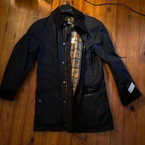 Barbour Bristol Wax jacket — Navy — New with tags — MENS SMALL